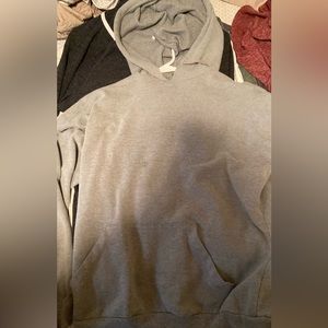 Plain gray hoodie